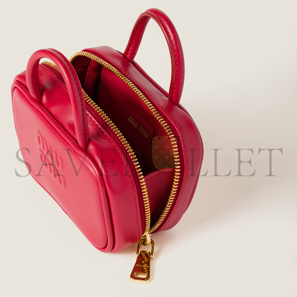 MIUMIU LEATHER MICRO BAG 5NR036 (11*7*4cm)